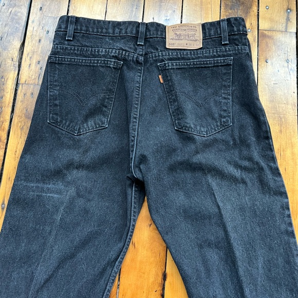 Vintage Levi’s 505 Men’s 36x32 (Fits 34x31) Orange Tab Black Faded Made in USA